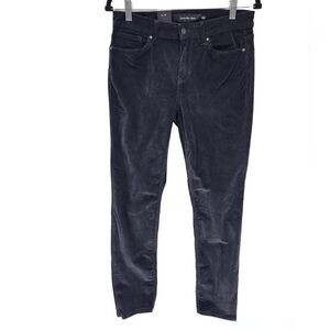 Calvin Klein Jeans Corduroy Pants Womens 10 × 30 Black Skinny
